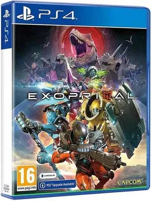 Produktbild von Capcom Exoprimal PS4 - Multiplayer-Action-Shooter-Videospiel mit Dinosauriern