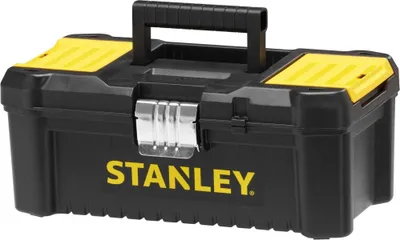 Produktbild von Kunststoffbox Essential, 12,5" (schwarz/gelb, mit Organizer u. Metallschließen)