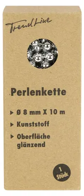 Produktbild von TrendLine Perlenkette bruchfest, langlebig 10 m silber