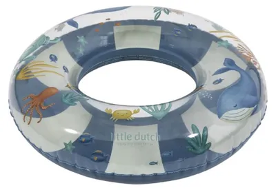 Produktbild von Rubo Toys Little Dutch Ocean World Schwimmreifen 50cm, Blau, Schwimmring, Abbildung, PVC, 3 Jahr(e), Junge