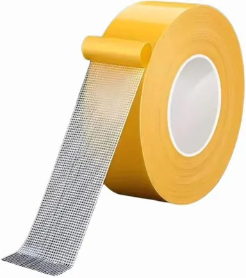Productafbeelding van Dubbelzijdige textielplakband – 2,5 cm x 20 m – Sterke dubbelzijdige plakband – zelfklevend – Hoge hechtkracht – Textielplakband