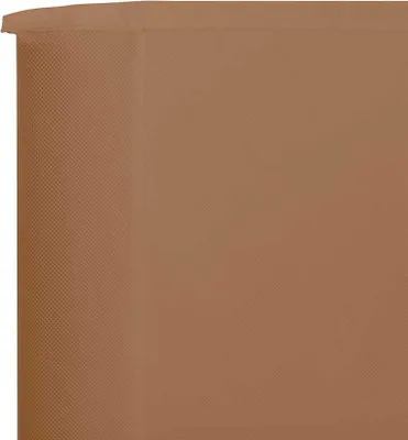 Produktbild von vidaXL 9-teiliges Windschutzgewebe 1200 x 120 cm Taupe