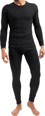 Produktbild von MT Herren Ski- & Thermowäsche Set - Lange Unterwäsche Weiche Innenseite - Schwarz 3XL