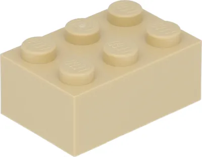 Produktbild von Lego® 2x3 Stein 3002 - 250 Stück Beige