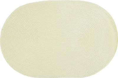 Produktbild von Tischset oval Polypro ecru, 6 Stück. 2004-01