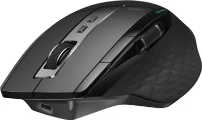 Produktbild von Kabellose optische Maus RAPOO MT750S, Multi-Mode, Bluetooth & 2,4 GHz, Schwarz, LiIon-Akku