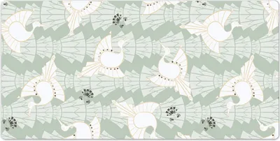 Produktbild von Schreibtischmatte - Tischunterlage - Mauspad - 120x60 cm - Geometrische Vögel