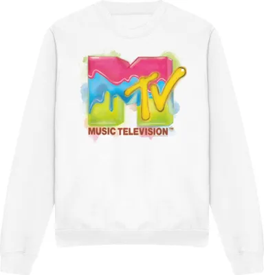 Produktbild von MTV - Sweatshirt für Herren/Damen Uni TV12575 (XL) (Weiß)