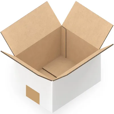 Produktbild von KK Verpackungen 300 Stück Versandkartons 250 x 200 x 150 mm Kartons 2-wellig, Faltkartons in Weiß