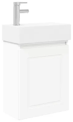 Obrázek produktu pro Koupelnová skříňka s baterií Bílá 45,5 x 22,5 x 84 cm