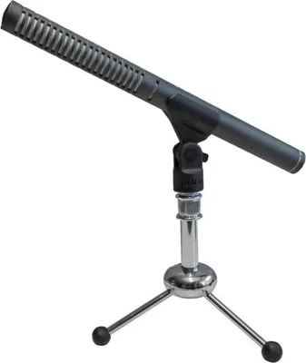 Produktbild von Rode NTG-2 Richtmikrofon mit Tisch-Stativ