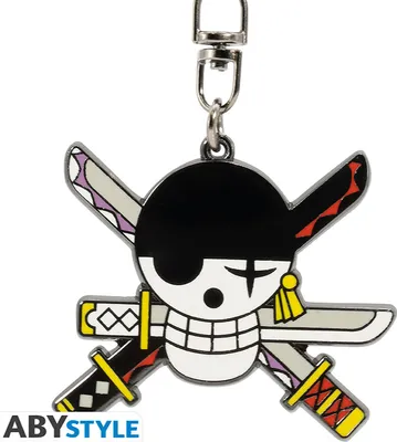 Produktbild von ABYstyle One Piece, Schlüsselanhänger, Mehrfarbig, Metall, 48 mm, 48 mm, 1 Stück(e)