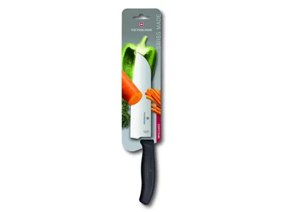 Image de Victorinox SwissClassic Couteau Santoku normal 17 cm noir blister