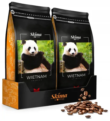 Immagine prodotto di Caffè in grani 2 x 1 kg VIETNAM 100% Arabica appena tostato SkimaCoffee