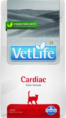 Imagen del producto de Vet Life, alimento para gatos Cardiac, 400 gramos.