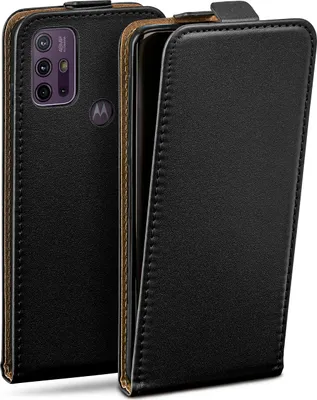 Produktbild von moex® Flip Case kompatibel mit Motorola Moto G10 / G30 - Hülle mit 360 Grad Schutz, Schwarz
