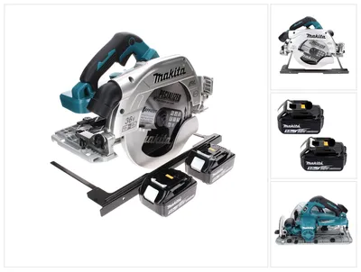 Produktbild von Makita DHS 900 T2 Akku Handkreissäge 36 V ( 2x 18 V ) 235 mm Brushless + 2x Akku 5,0 Ah - ohne Ladegerät