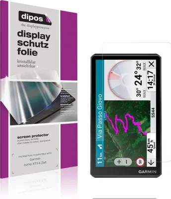 Immagine prodotto di 2x Pellicola Protettiva per Garmin zumo XT3 6 Zoll Protezione Schermo Claro Display dipos