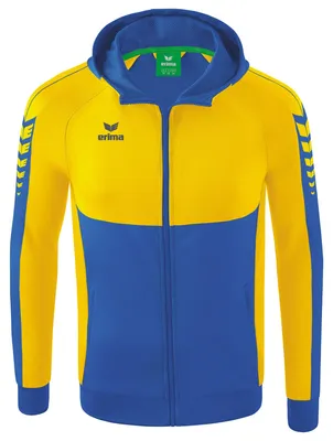 Produktbild von Erima Six Wings Trainingsjacke mit Kapuze, mehrfarbig