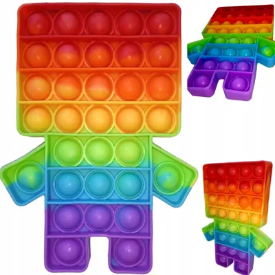 Produktbild von Popit Spielzeug Roboter Antistress Fidget Silikon