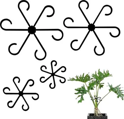 Image de Supports et tuteurs de jardin - 20 pièces - noir
