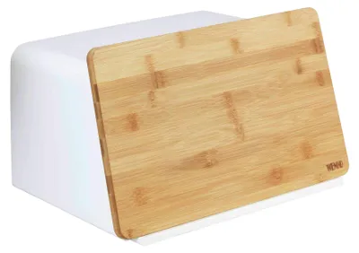 Productafbeelding van WENKO broodkasten met snijplank, bamboe, tablet-houder, broodopslag, box Kubo