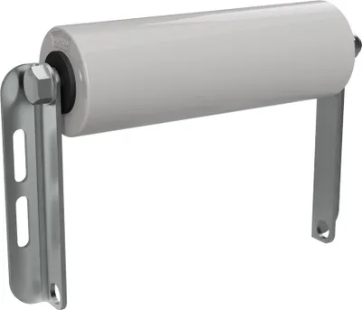 Immagine prodotto di Rullo laterale in poliuretano con supporto C rotolo rimorchio per barca zincato SUPROD, 250 mm, grigio