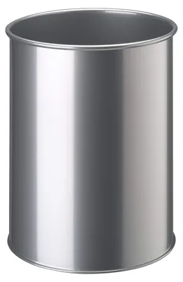 Produktbild von Durable Papierkorb Metall rund 15 Liter, silber, 330123