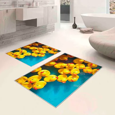 Obrázok produktu pre Mijolnir, 2Lipbny115, rohožka do vane, žltá, polyester, 60 x 100 cm