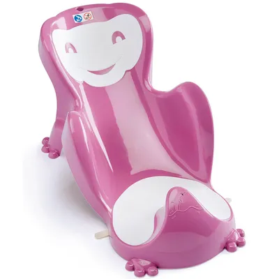 Image de Funny Siège de bain Babycoon Fuchsia/White
