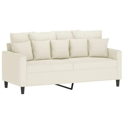 Produktbild von vidaXL 2-Sitzer-Sofa Creme 140 cm Samt
