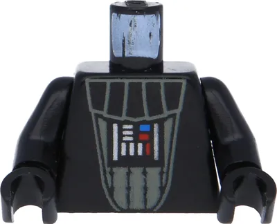 Imagen del producto de 1 torso para minifigura Lego, color , Star Wars, Darth Vader, números de referencia: sw0004, sw0386, 973ps7c01