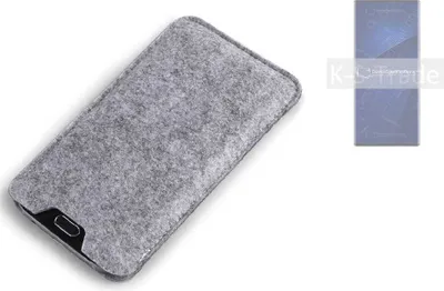 Produktbild von K-S-Trade Filz Handyhülle kompatibel mit ZTE Axon 41 Ultra 5G Extreme Edition Schutzhülle Filztasche Filz Tasche Case Sleeve Handy Hülle Filzhülle