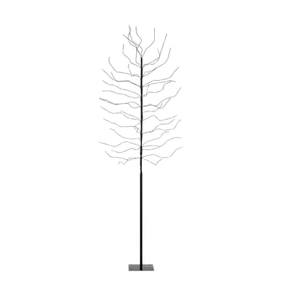 Produktbild von Luca Lighting Lichterbaum mit 248 warm-weißen LED-Lämpchen - H200 cm - Schwarz