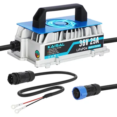 LiFePO4 Akkuladegerät 43,8V 25A, IP67, für 36V (38,4V) Batterien