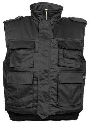 Produktbild von Angler oder Outdoor Steppweste, "Ranger", schwarz S