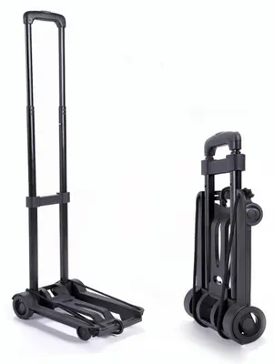Klappbarer Transportwagen, 60 kg, rutschfeste Ladefläche, 2 Räder