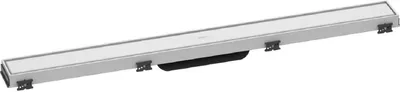 Productafbeelding van Douchegoot RainDrain Match met in hoogte verstelbaar frame, 800 mm, matwit. 800 mm, matwit