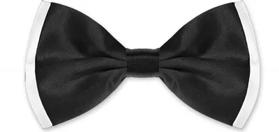 Produktbild von Fliege Herren Hochzeit Konfirmation Anzug Smoking Schleife Schlips zweifarbig schwarz-weiß2