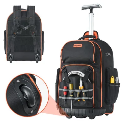 Image de Sac à outils sur roulettes - 72 compartiments - Capacité de charge de 50 kg