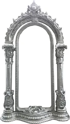 Produktbild von Pompöös by Casa Padrino Luxus Barock Spiegel Silber 134 x H. 257 cm - Handgeschnitzt - Harald Glööckler Spiegel