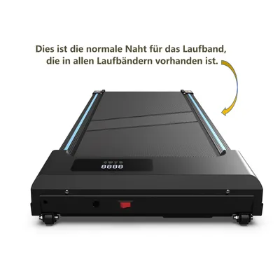 Produktbild von OSOMIRO Gehband Laufband 1-6 km/h Laufmaschine Streifen 12 Programme Laufbänder Mit Fembedienung Mit LED-Anzeige