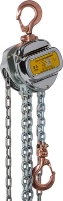 Produktbild von Delta Sparkless Funkenarmer Stirnradkettenzug ATEX Zone 1 Tragkraft 0,5t Länge 3,0m