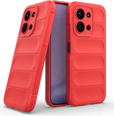 Produktbild von Hülle für Xiaomi Redmi 15c Handyhülle Outdoor Case Back Cover Handy Tasche Bumper in Rot
