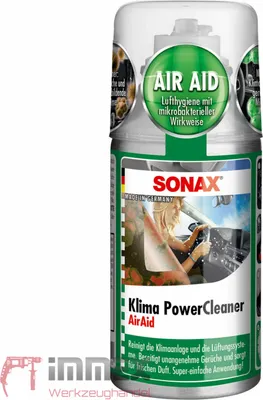 Produktbild von SONAX KlimaPowerCleaner Klima-Reiniger Ocean, Apple, Lemon oder Tropical Sun Antibakteriell