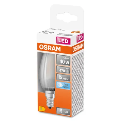 Produktbild von LEDVANCE 4058075437128, 4 W, 40 W, E14, 470 lm, 15000 h, Kaltweiße