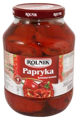 Zdjęcie produktu dla Papryka konserwowa Rolnik 2650 ml