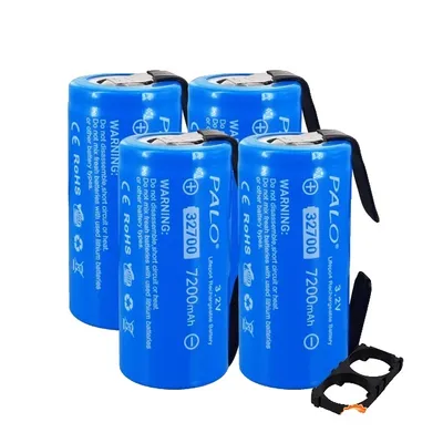 Image de Batterie LiFePO4, capacité de 7200mAh, décharge de puissance élevée, 4 pièces de batterie