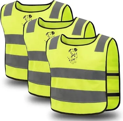 Immagine prodotto di Gilet di sicurezza per bambini, riflettente e traspirante, giallo