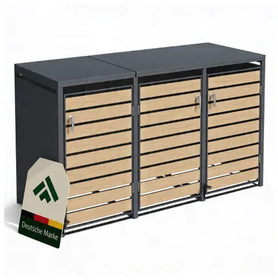 Obrázok produktu pre NovaTerra kontajnerový box s 3 dverami 198,5*80*116 cm NVT052